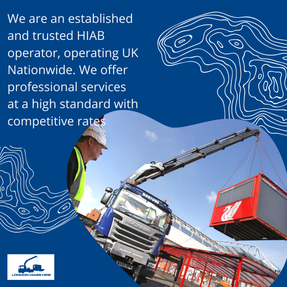 HIAB operator, operating UK Nationwide